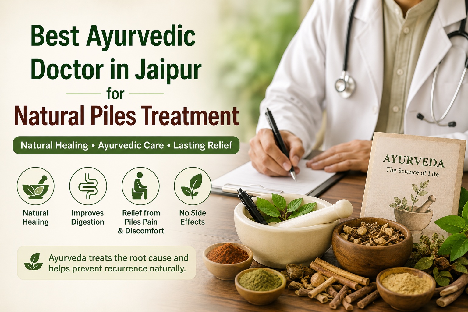 Ayurvedic piles treatment with natural healing and digestive care in Jaipur.